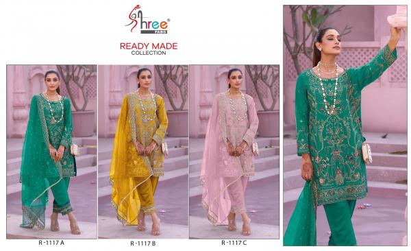 Shree R 1117 Pakistani Readymade Designer Suits Collection