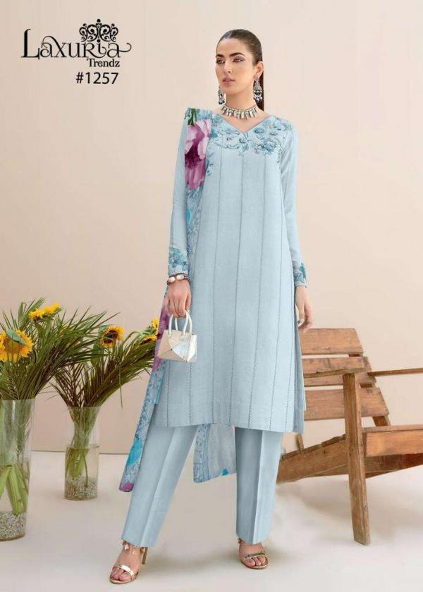 Laxuria Trendz 1257 Tunic Top With Pant And Dupatta Collection