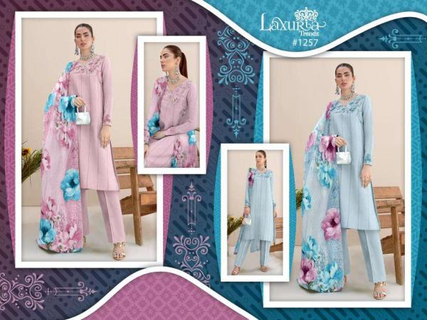 Laxuria Trendz 1257 Tunic Top With Pant And Dupatta Collection