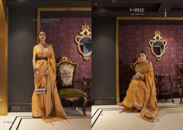 Rajbeer Krimica Silk Designer Handloom Weaving Saree Collection