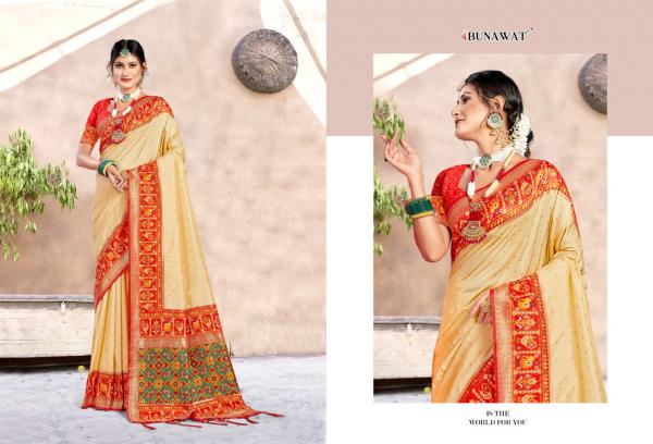 Bunawat Zara Silk Designer Patola Saree Collection