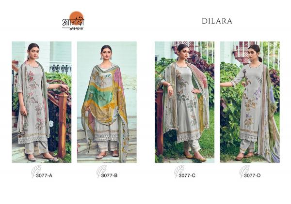 Jay Vijay Dilara 3077 Cotton Designer Salwar Suits Collection