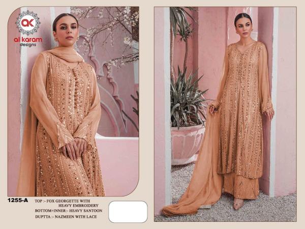 Al Karam 1255 Master Color Georgette Designer Pakistani Suits