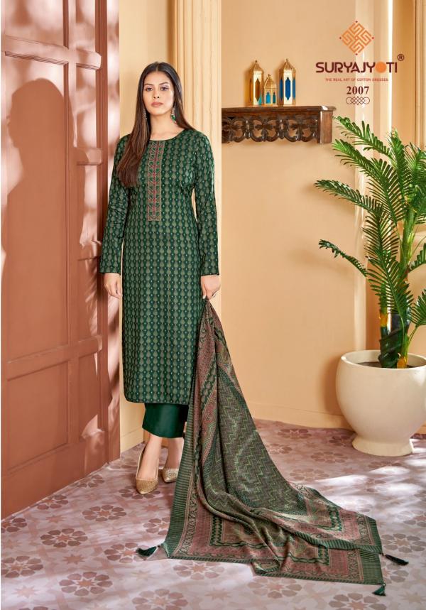 Suryajyoti Kalki Vol 2 Jam Satin Designer Dress Material