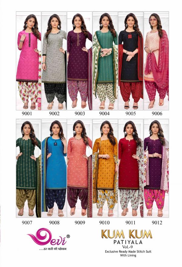 Devi Kumkum Vol-9 Ready Made Cotton Dress Collection