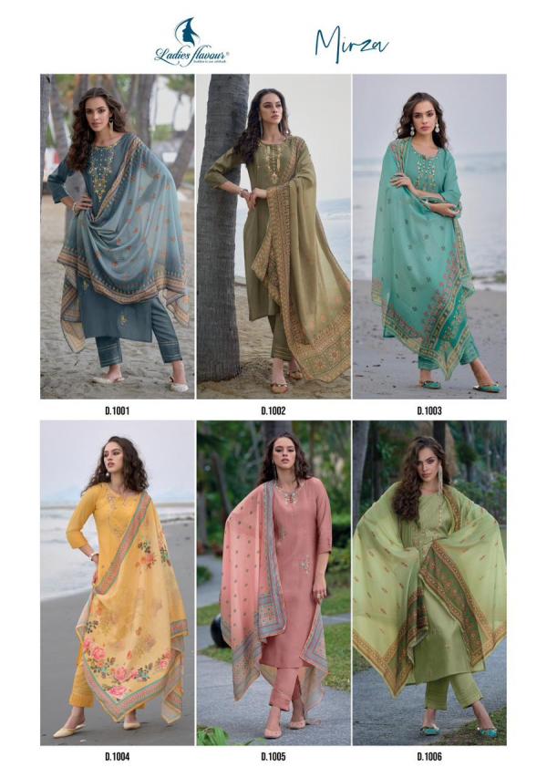 Ladies Flavour Mirza  Designer  Kurti Pant With Dupatta Collection