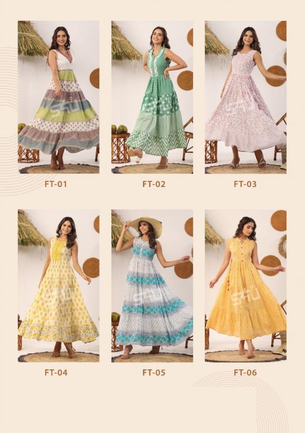 S4u Flairy Tales Vol 9 Designer Cotton  Kurti Collection