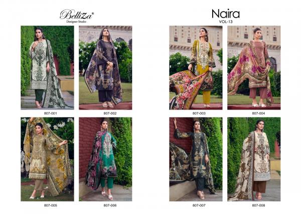 Belliza Naira Vol 13 Designer Dress Material Collection