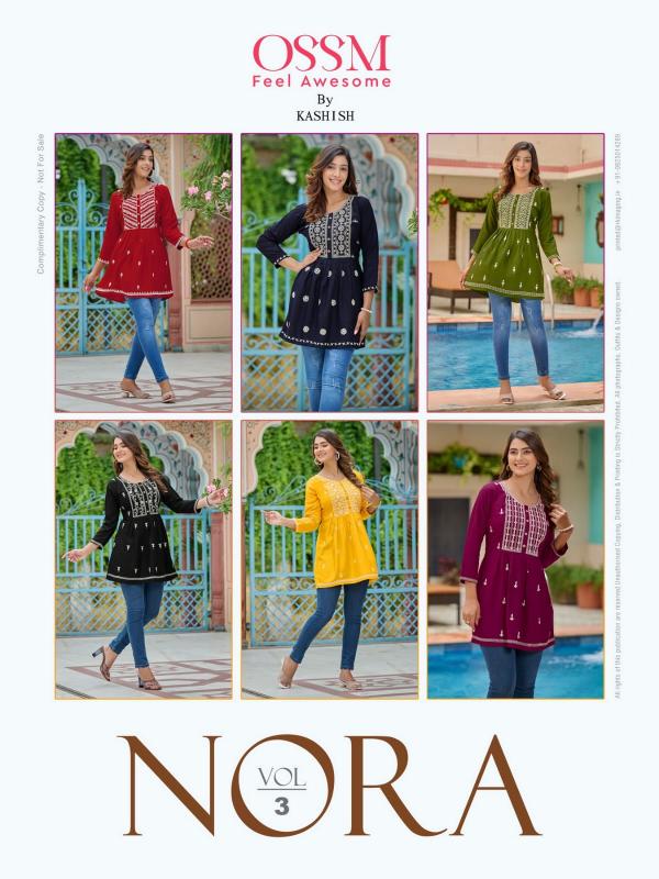 Ossm Nora Vol 3 Heavy Rayon Fancy Short Top Collection