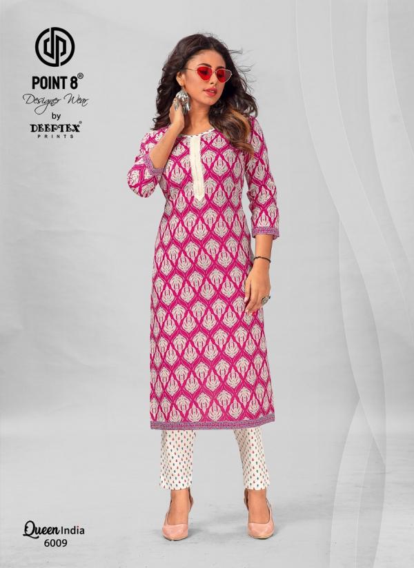 Deeptex Queen India Vol 6 Casual Kurti With Pant Collection