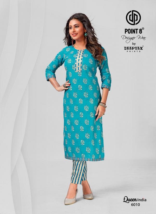 Deeptex Queen India Vol 6 Casual Kurti With Pant Collection