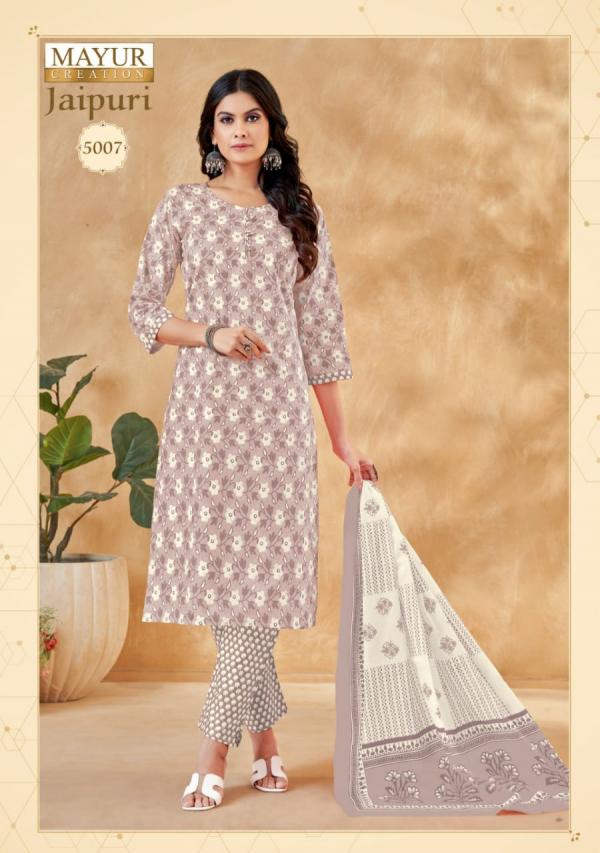 Mayur Jaipuri Vol 5 Regular Wear Cotton Dress Material Collection