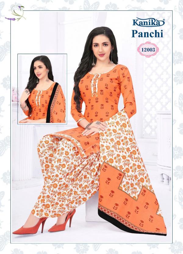 Kanika Panchi 12 Printed Cotton Ready Made  Dress with inner 