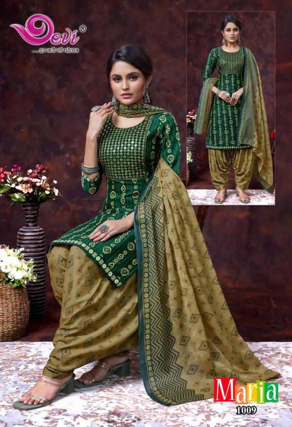 Devi Maria Vol 2 Neck Work Readymade With Lining Dress Collection