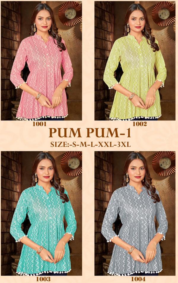 Pumpum 1 Rayon Regular Wear Top Collection