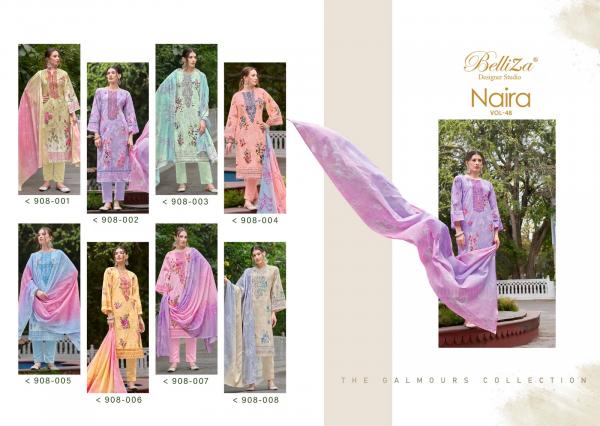 Belliza Naira Vol 48 Cotton Digital Printed Dress Material