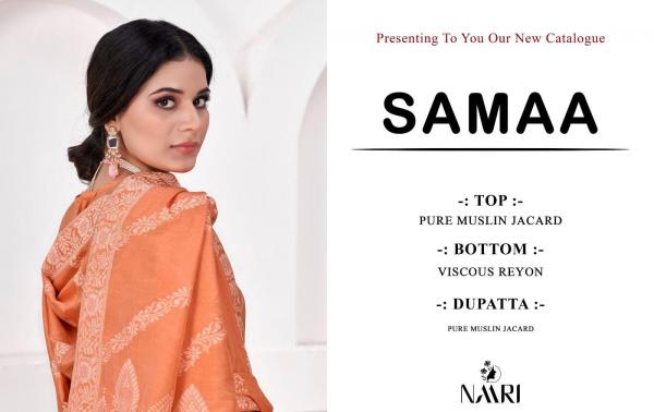 Naari Samaa Muslin Jacquard Salwar Kameez Collection