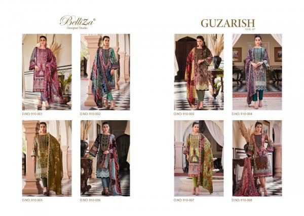 Belliza Guzarish Vol 7 Cotton Digital Printed Dress Material Collection