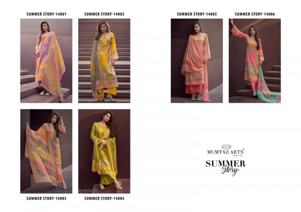 Mumtaz Summer Story Digital Printed Dress Material Collection