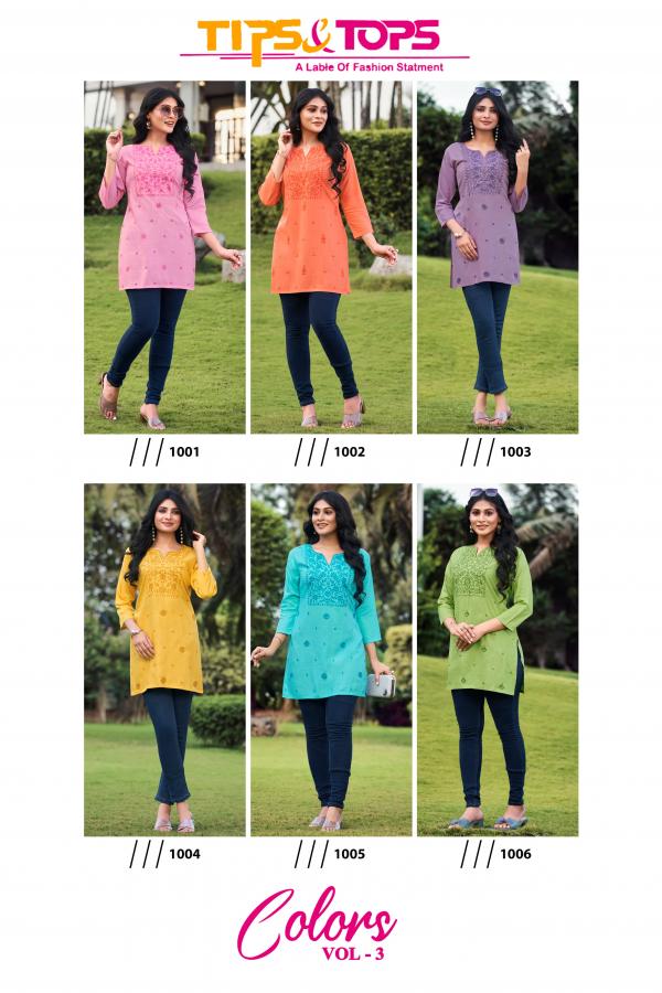 	Tips And Tops Colors Vol 3 Heavy Rayon Western Top Collection