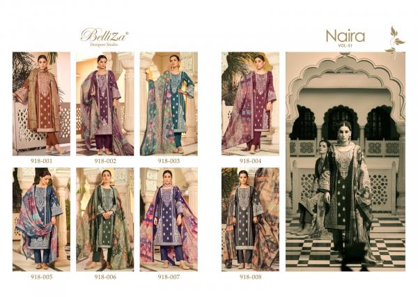 Belliza Naira Vol 51 Cotton Digital Printed Dress Material