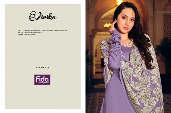 Fida Virika Cotton Embroidered Dress Material Collection