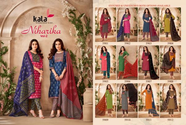 Kala Niharika Vol 2 Cotton Dress Material Collection