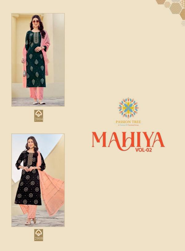 Mahiya Vol 02 By Passion Tree Ready Made Collection