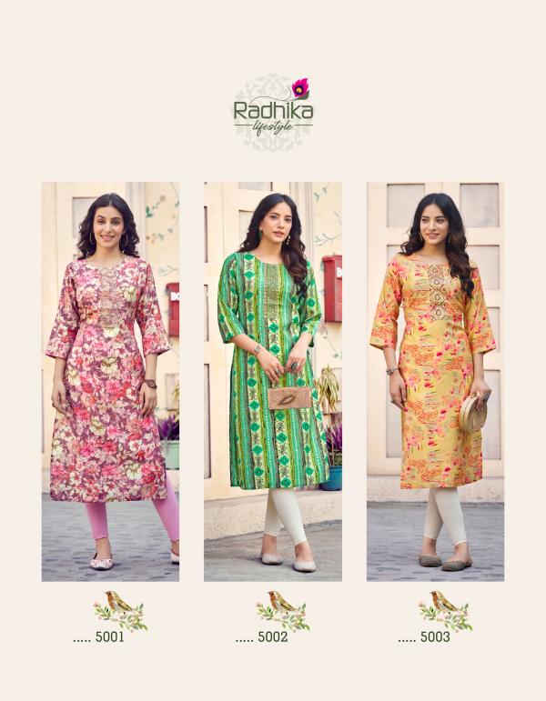 Radhika Charming Vol 5 Modal Chanderi Kurti Collection