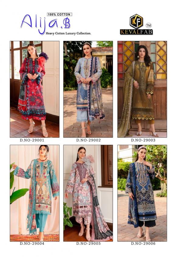 Keval Alija B Vol 29 Heavy Cotton Luxury Dress Material Collection