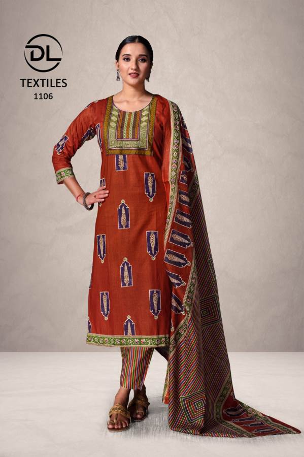 Dl Top Secret Vol 1 Cotton Printed Kurti Bottom With Dupatta