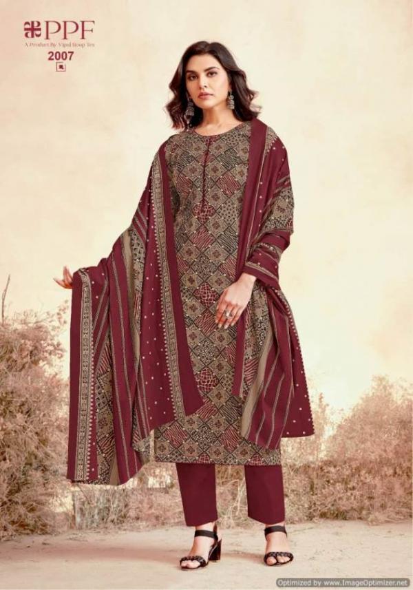 Ppf Prisha Vol 2 Ready Made Cotton Printed Collection