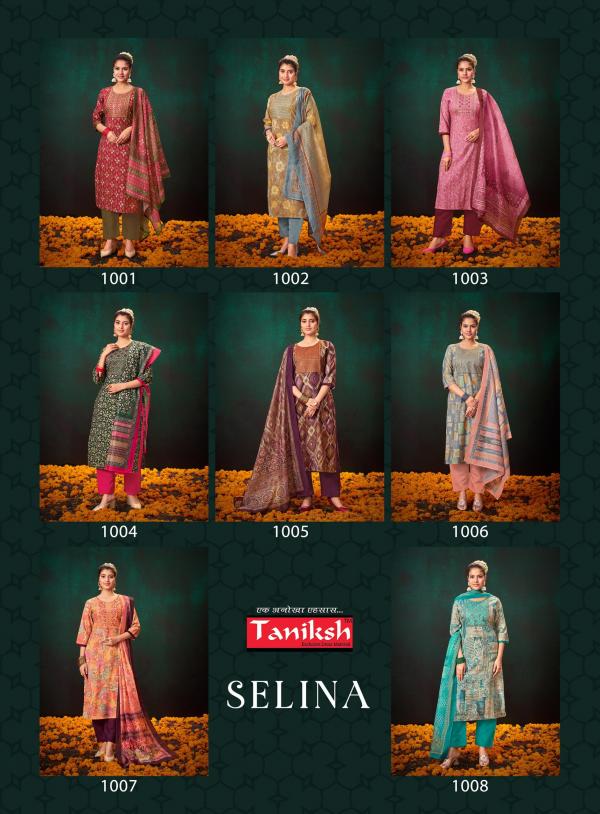 Taniksh Selina Vol 01 Muslin Printed Kurti Bottom With Dupatta