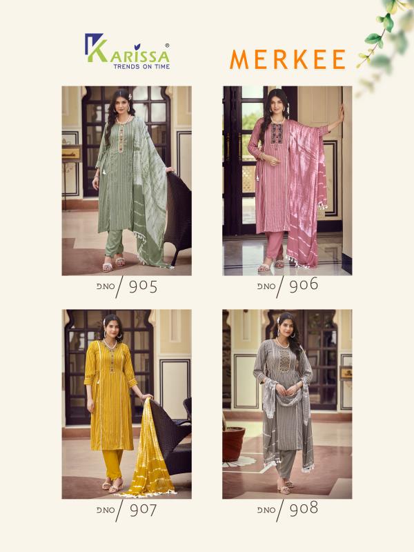 Karissa Merkee Premium Kurti Pant With Dupatta Collection