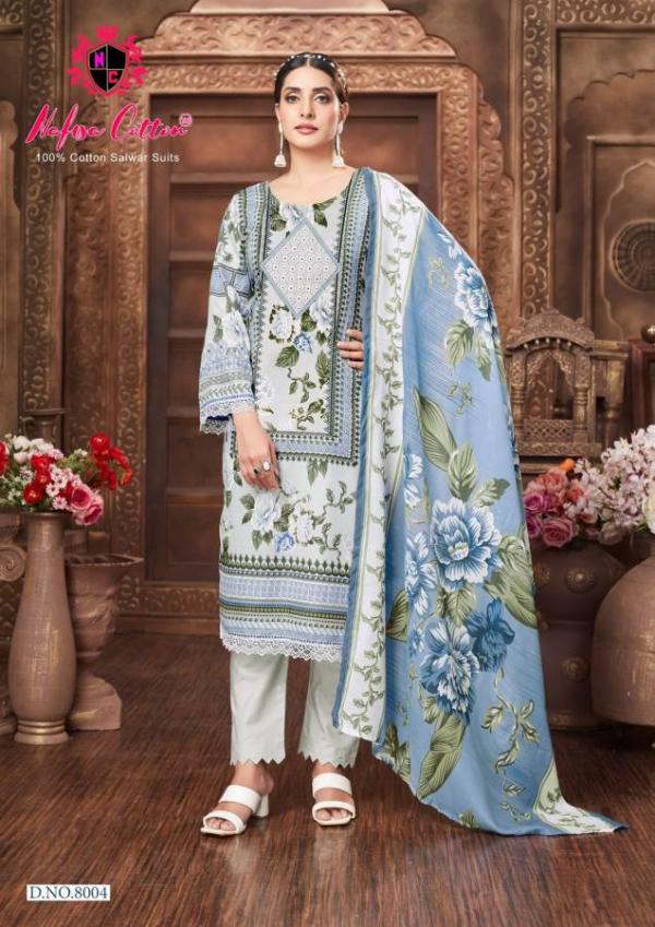 Nafisa Safina Vol 8 Soft Cotton Digital Printed Dress Material