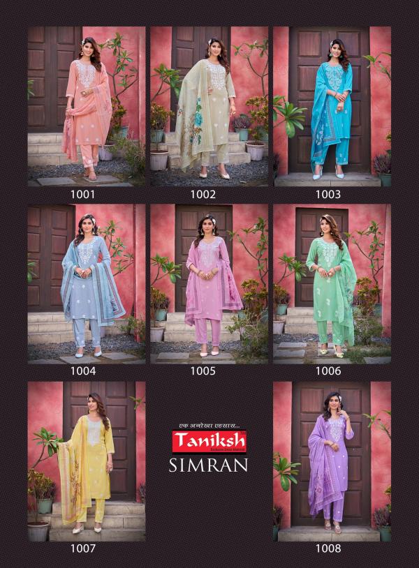 Taniksh Simran Vol 1 Rayon Kurti Bottom With Dupatta