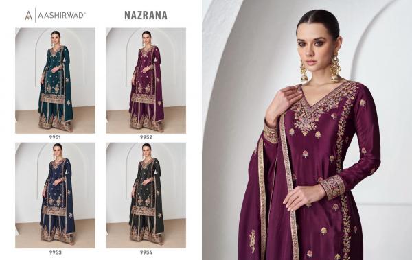 Aashirwad Nazrana Premium Silk Salwar Kameez Collection