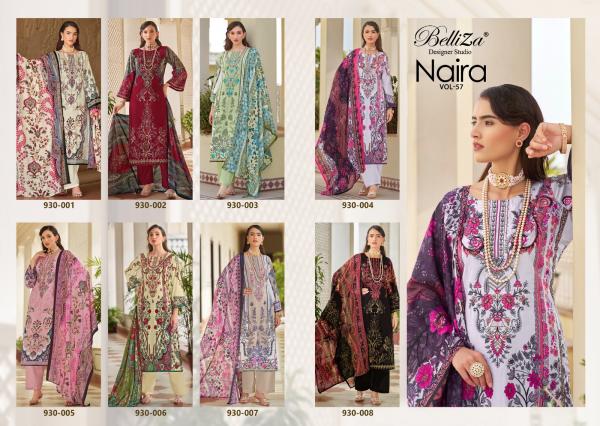 Belliza Naira Vol 57 Cotton Printed Dress Material Collection