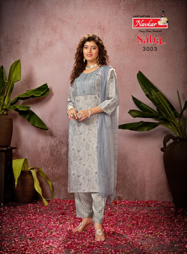 Navkar Saba Vol 3 Rayon Kurti With Bottom Dupatta