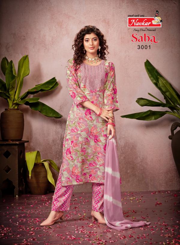 Navkar Saba Vol 3 Rayon Kurti With Bottom Dupatta