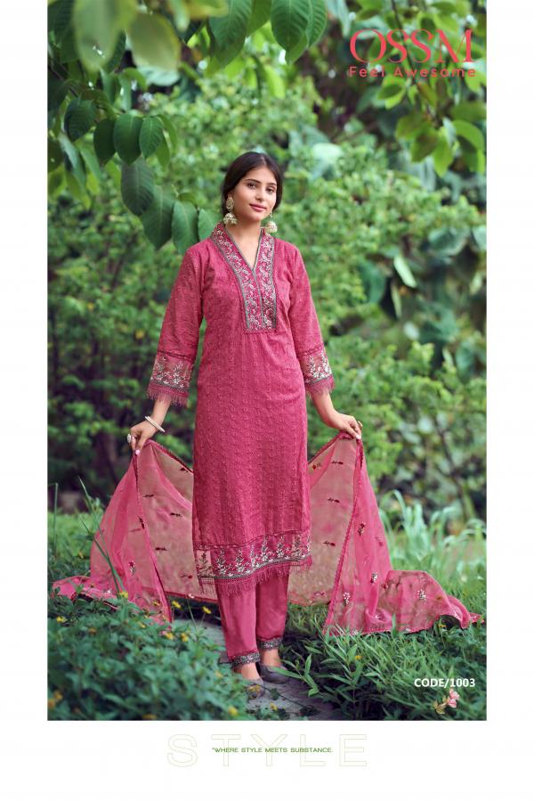 Ossm Summer Love Vol 2 Cotton Kurti Bottom With Dupatta