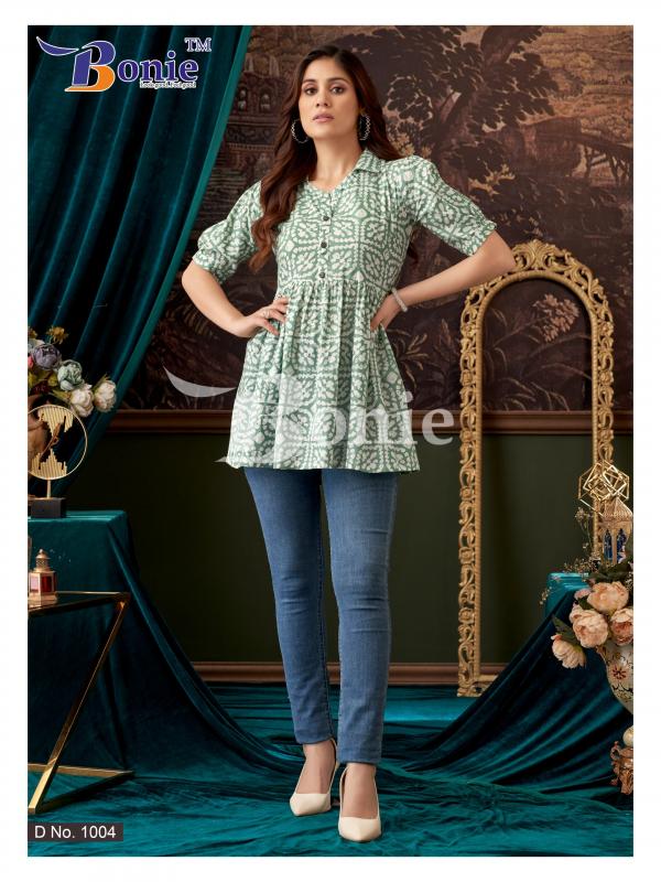 Bonie Krishi Vol 1 Fancy Cotton Western Top Collection