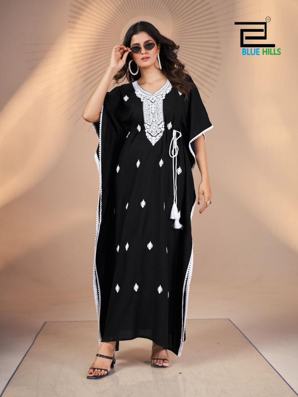 Blue Hills Honey Designer Rayon Kaftan Collection