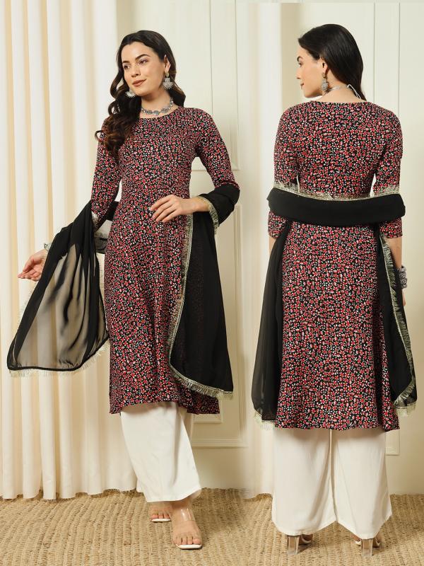 Nemisha 6 Printed Kurti With Dupatta Collection