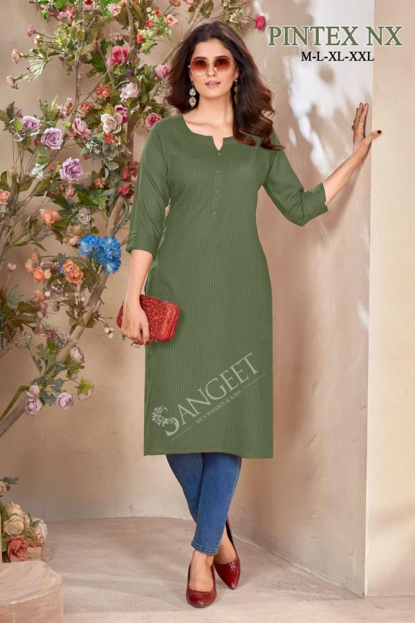 Pintex Nx Rayon Daily Wear Kurti Collection