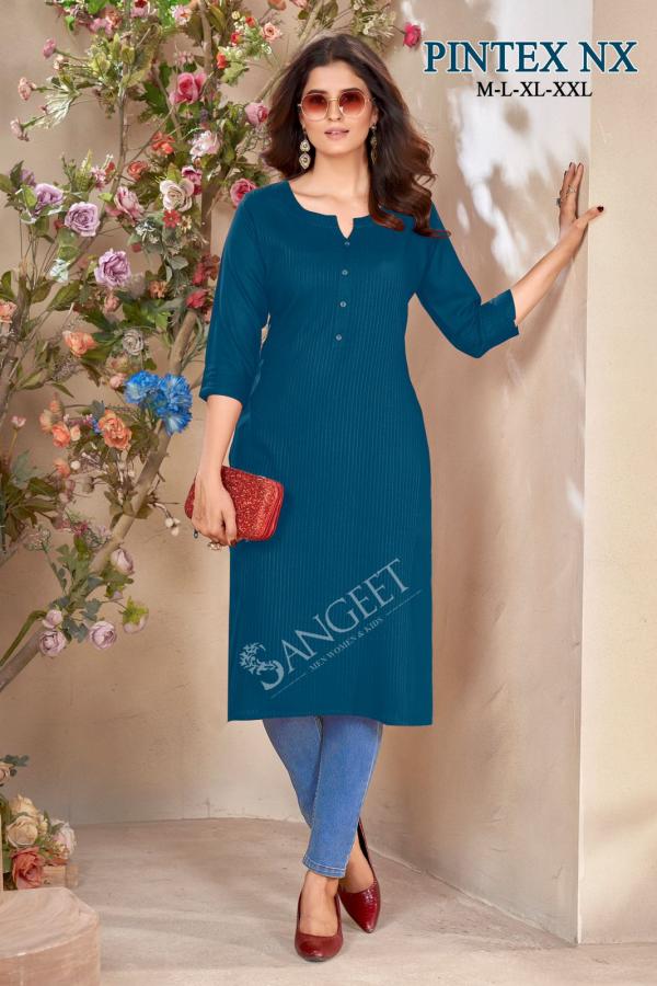 Pintex Nx Rayon Daily Wear Kurti Collection