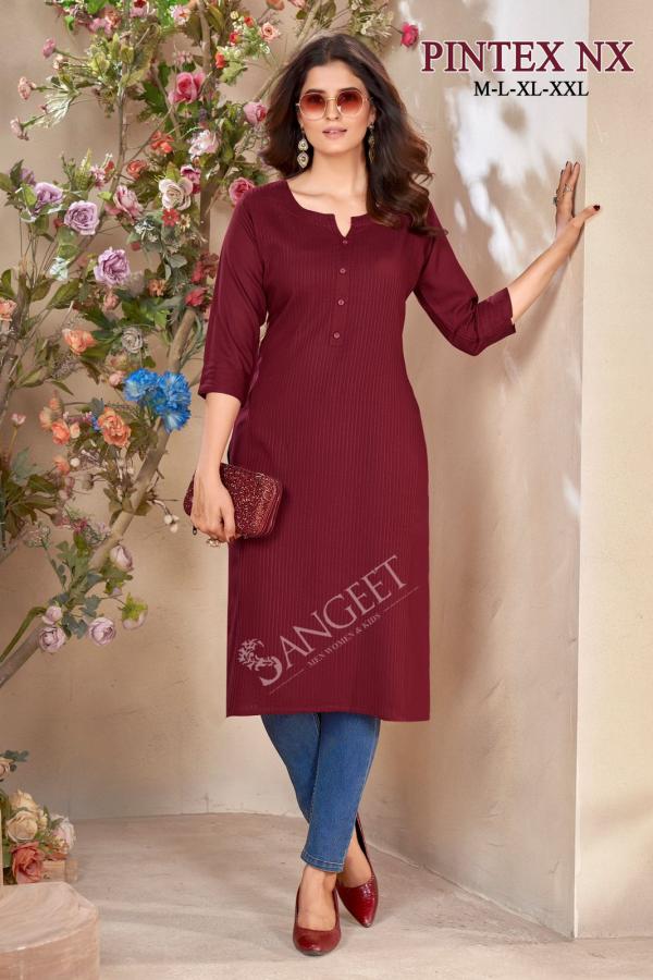 Pintex Nx Rayon Daily Wear Kurti Collection