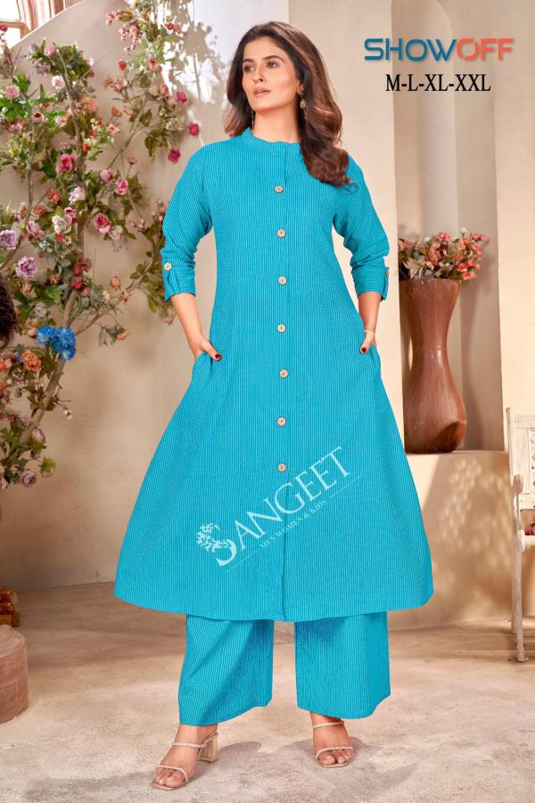 Show Off 1001 Cotton Kurti With Bottom Collection