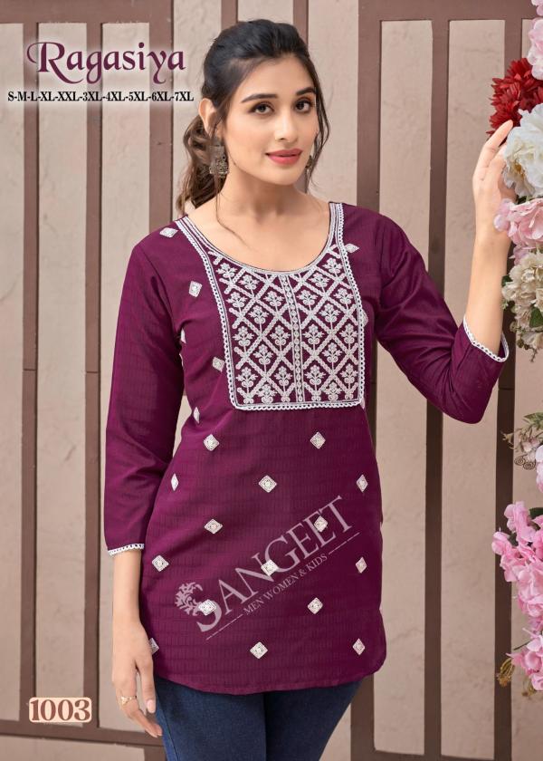 Ragasiya Series 1001 Rayon Fancy Top Collection