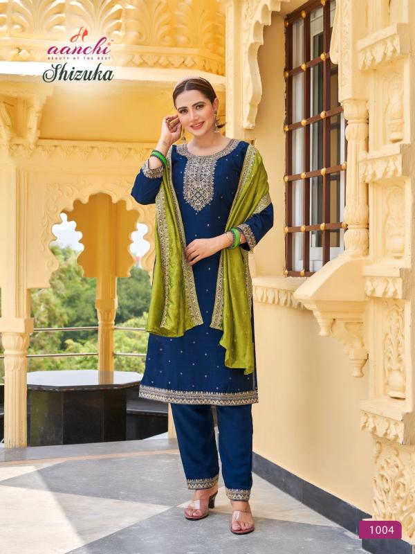 Aanchi Sizuka Designer Kurti Bottom With Dupatta